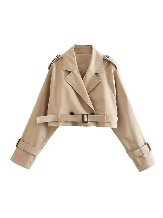 Trenchjacke Beige